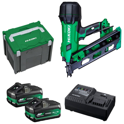 HiKOKI 18V Brushless Cordless Framing Nailer 2x MV Kit NR1890DCA(HMZ)