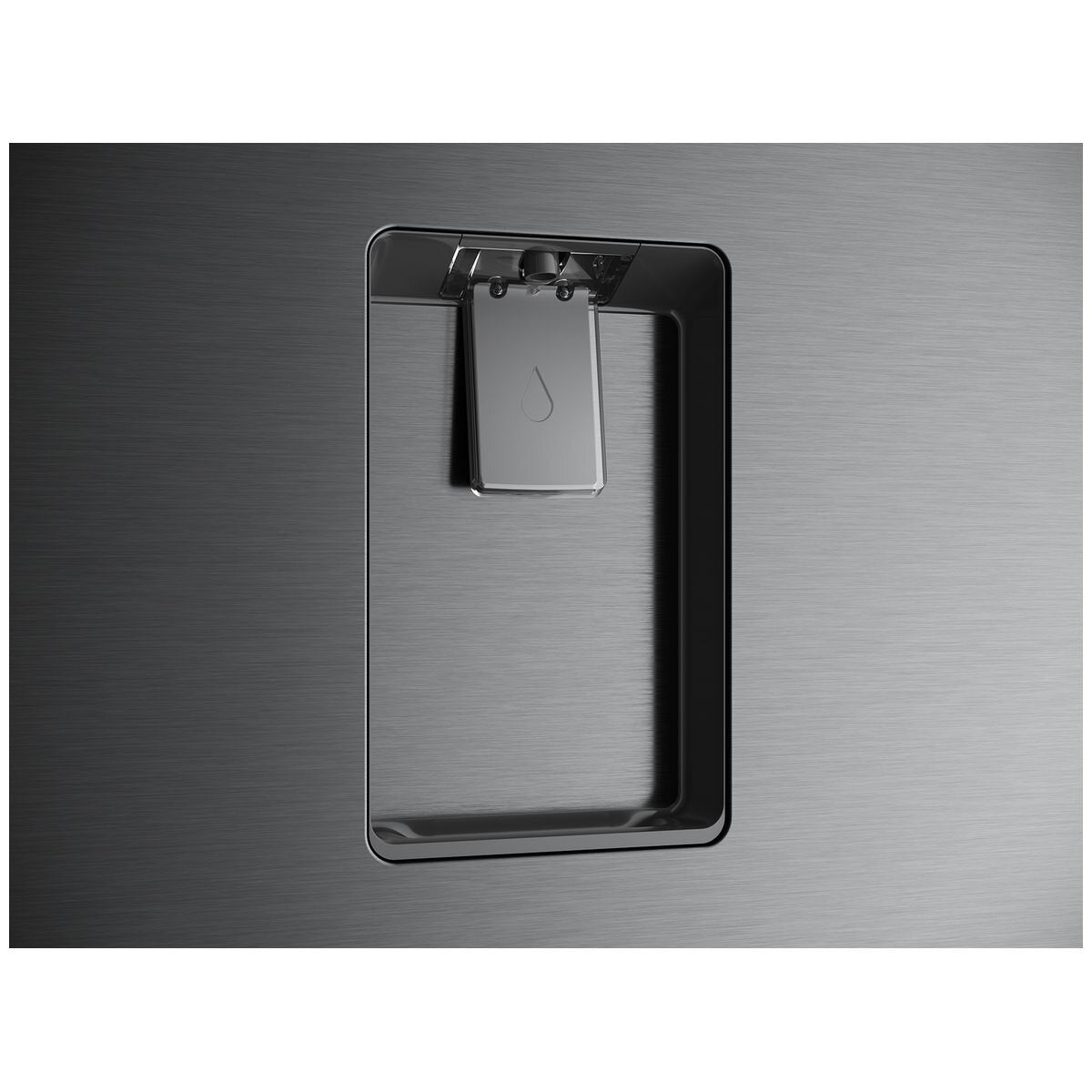 Westinghouse 564L French Door Fridge - Matte Charcoal Black, Non-Plumbed Water Tank, AutoIce - WQE5760BB