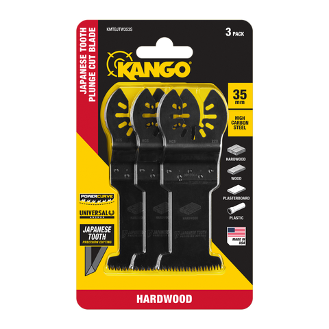 Kango 35mm Japanese Tooth Plunge Cut Blade 3 Pack - Precision Cutting - 57mm Depth - SuperSaverAU - view 1