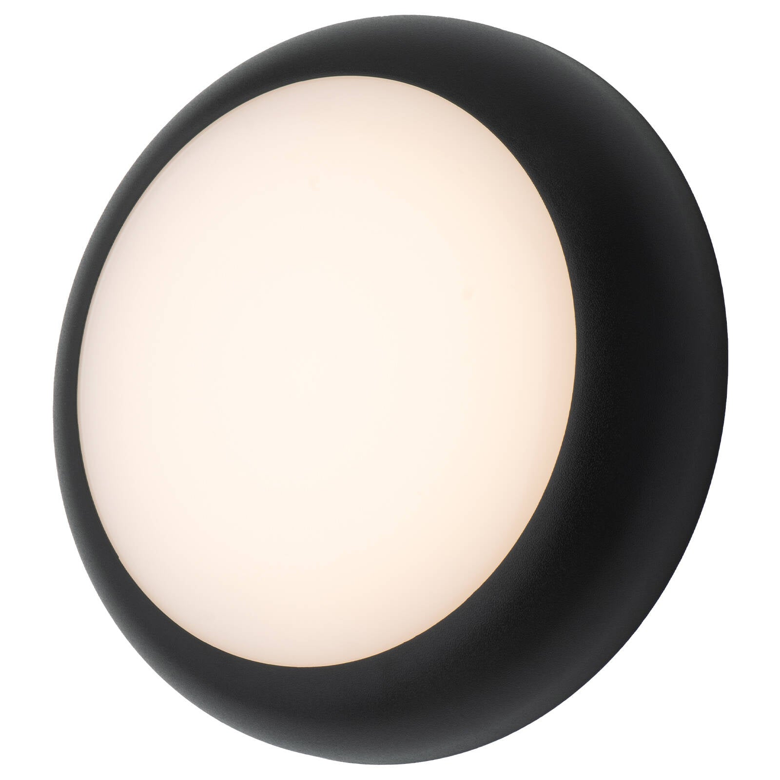 Arlec 14W 240V Black CCT LED Dorset Round Bunker Light, Hardwired Outdoor ABL105BK
