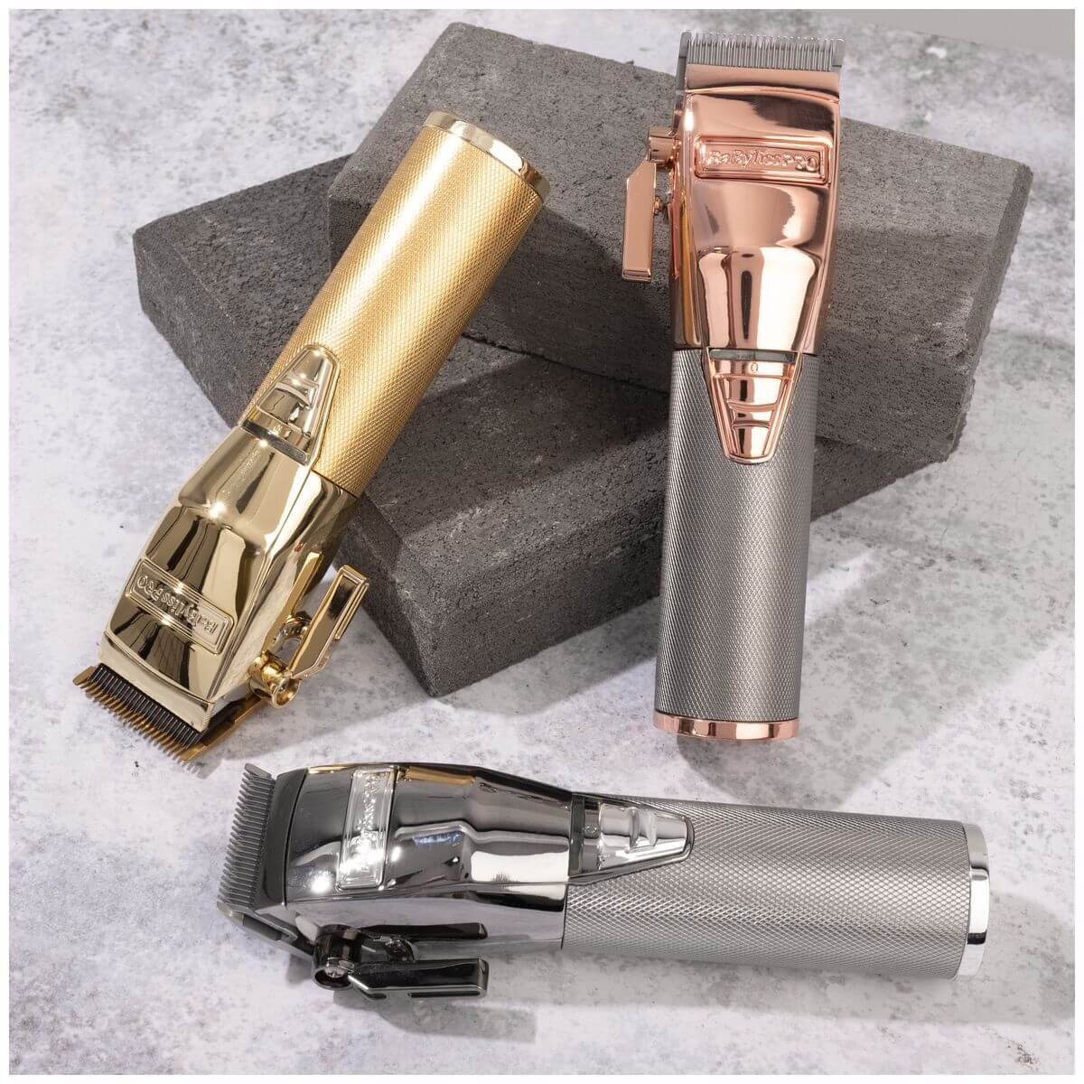 BaBylissPRO Rose FX Lithium cord/cordless hair clipper - rose gold, 6300RPM, two hour runtime - 900727