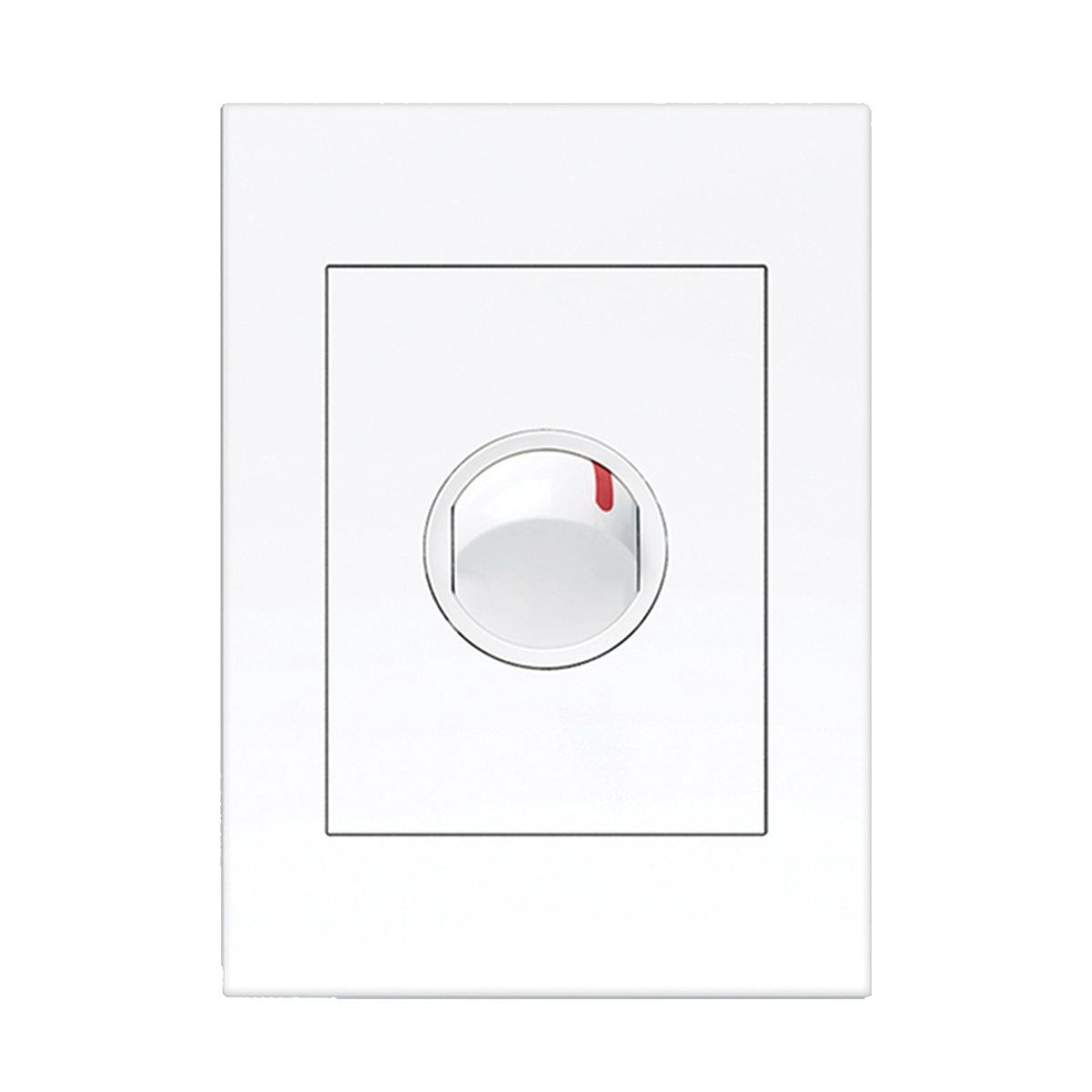 HPM Vivo 1 Gang Double Pole Wall Switch 240V 40A - White - Indoor Use - SuperSaverAU - view 1