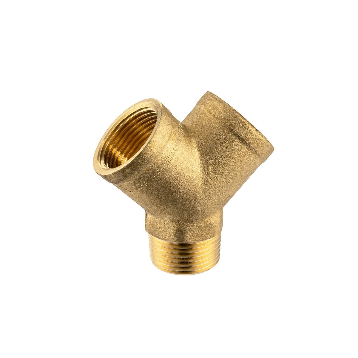 Brasshards 20mm Y Fitting Brass Tap Adaptor Lead Free Two Outlets