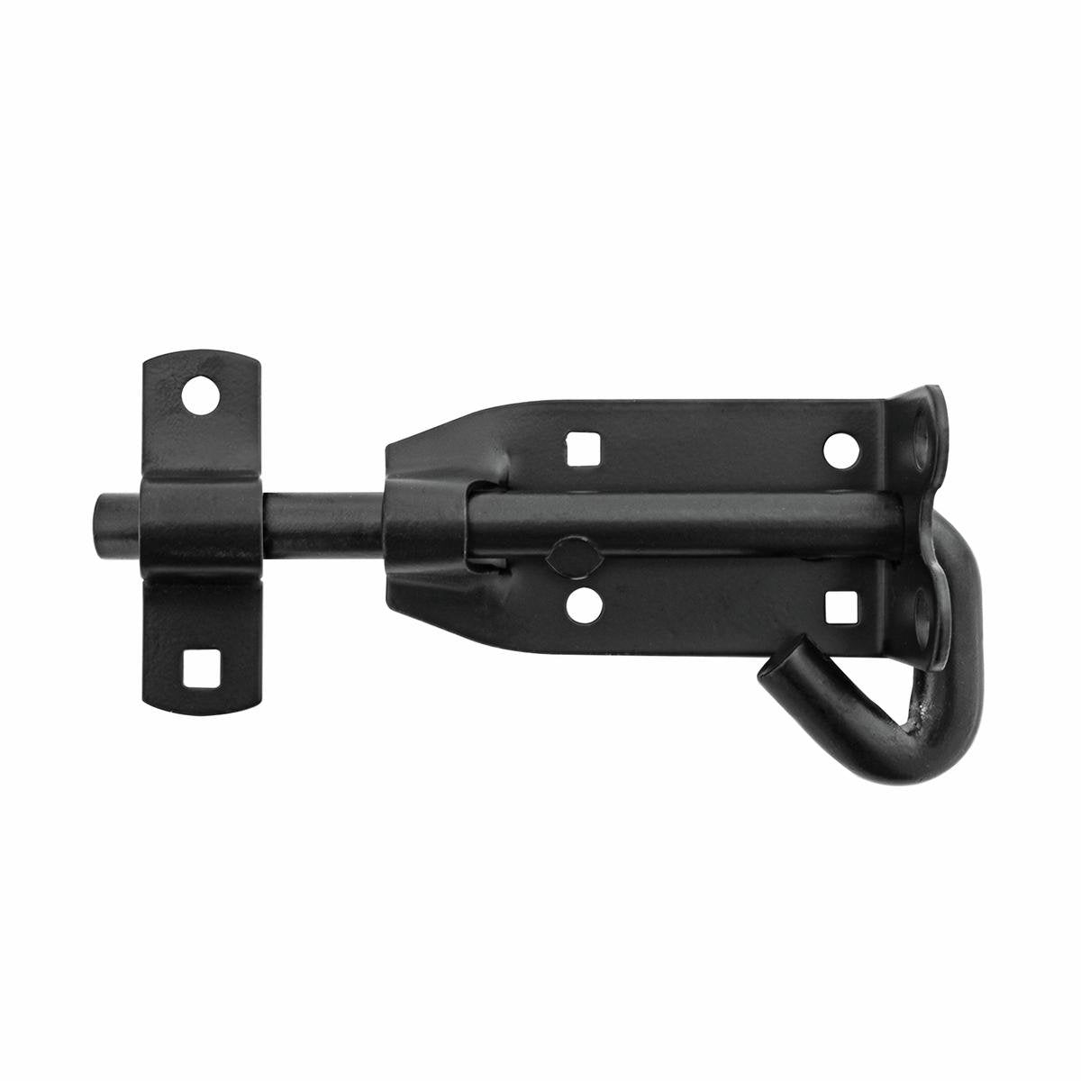 Pinnacle Double Eye Padbolt 150 x 12mm - Matte Black - Steel - 1 Pack - SuperSaverAU - view 1