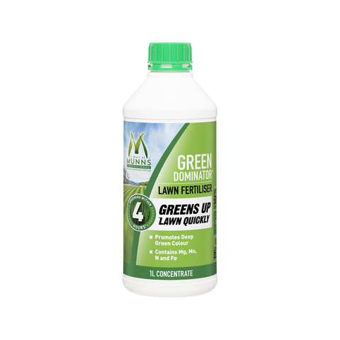 Munns Professional 1L Green Dominator Liquid Lawn Fertiliser Concentrate