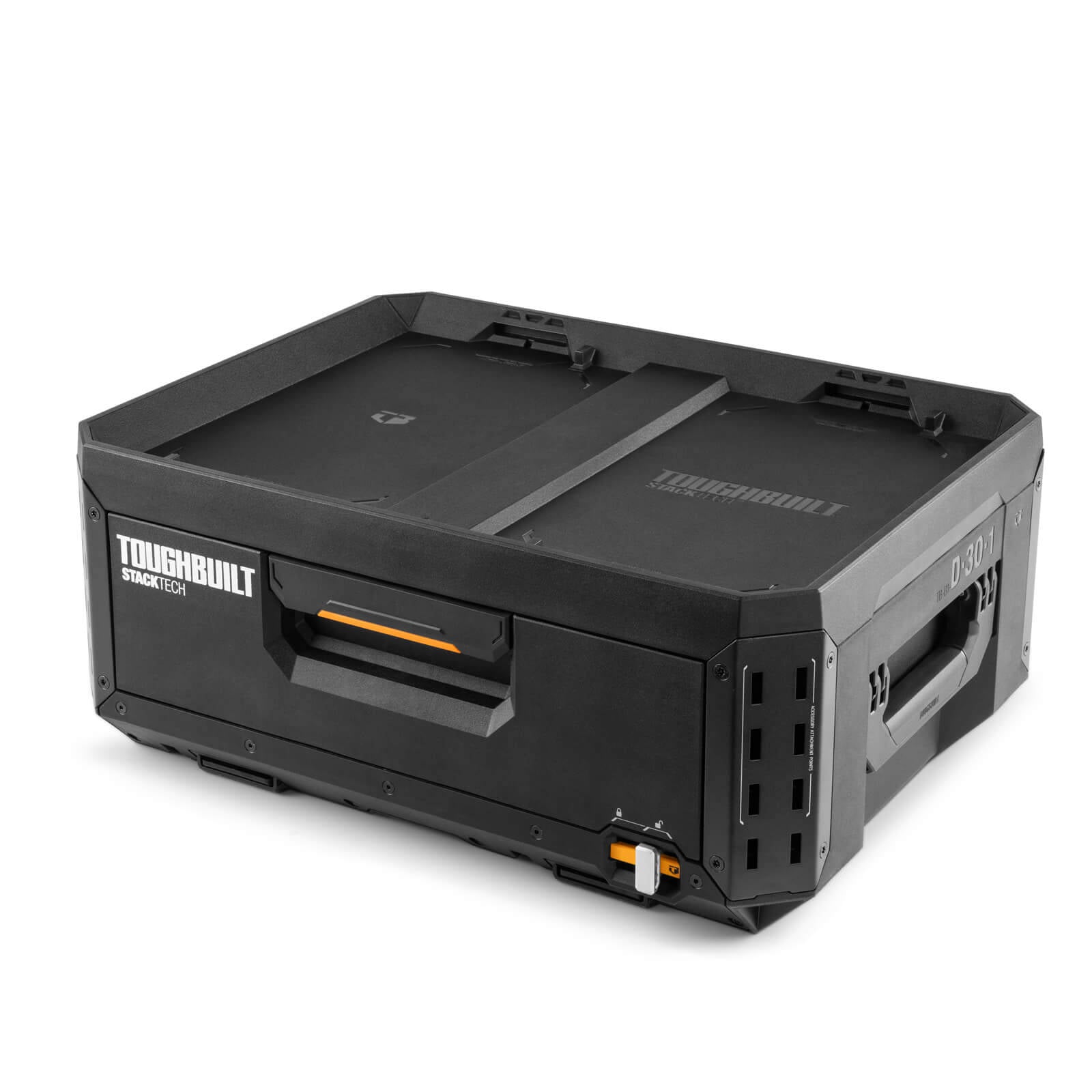 ToughBuilt StackTech 1-Drawer Tool Box - Auto-Locking Modular Storage