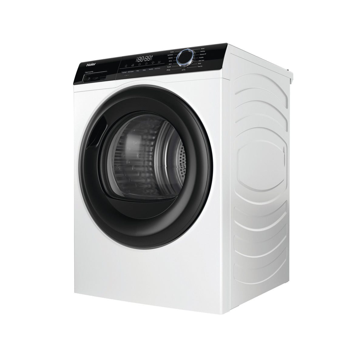 Haier 8kg Heat Pump Dryer - White, 8 Star Energy Rating, 15 Programs, Auto-Sensing - HDHP80AW1