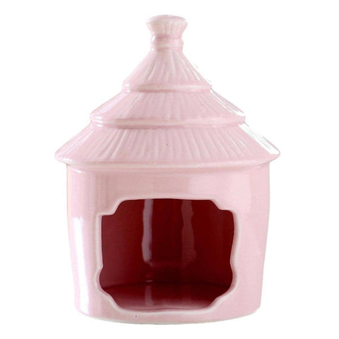 Ceramic Hamster Sleeping Nest and Cooling House - Pink