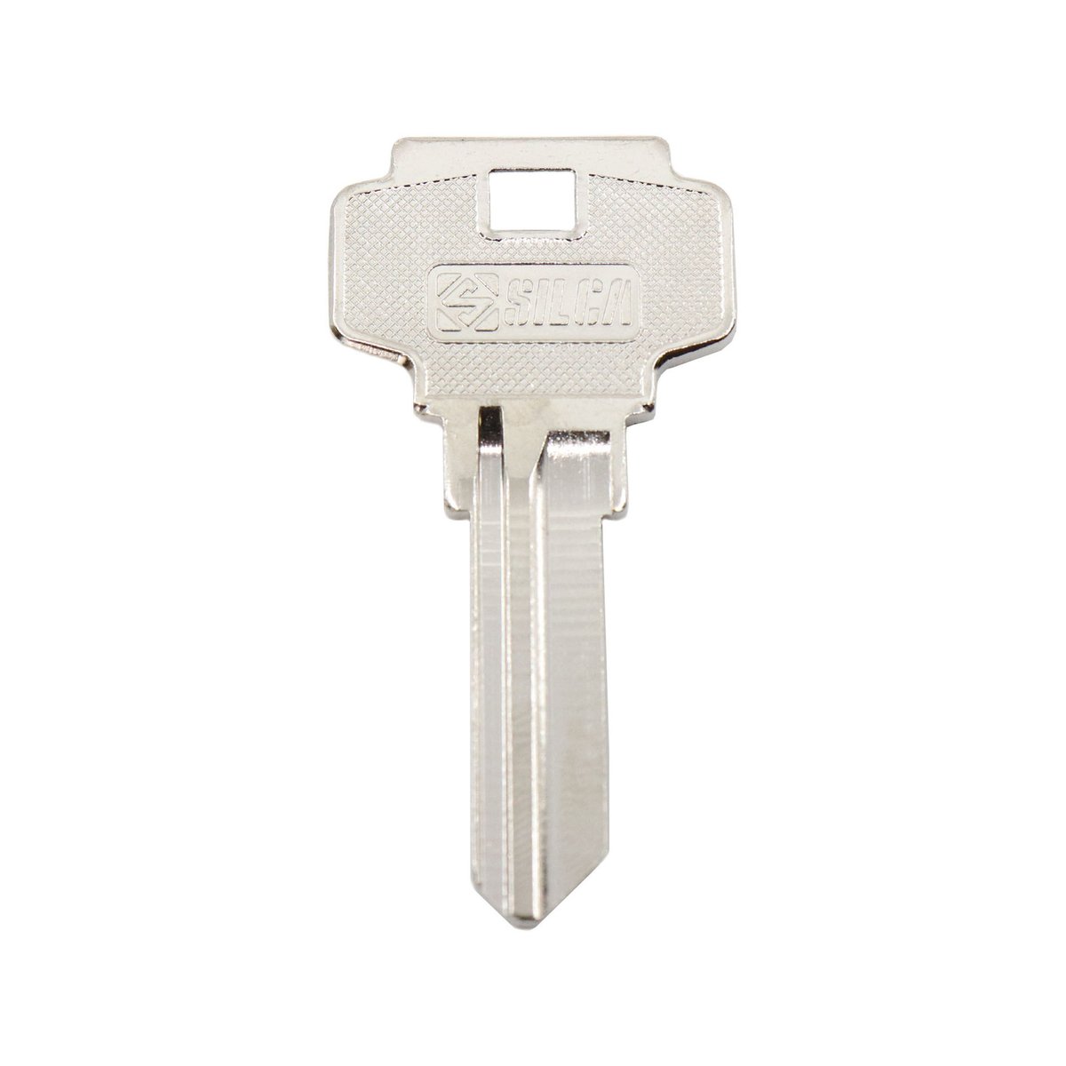 EHI DX1 Silver Nickel Plated Brass Blank Key