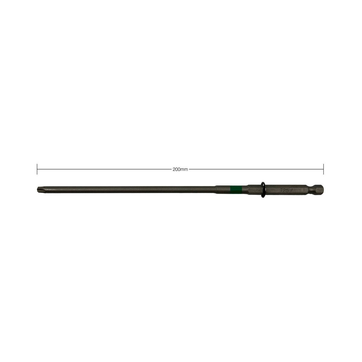 Strong Tie 200mm T25 Project Pro Bit Replacement - 1 Pack - Carbon Steel - Easy Snap-In Installation - SuperSaverAU - view 4