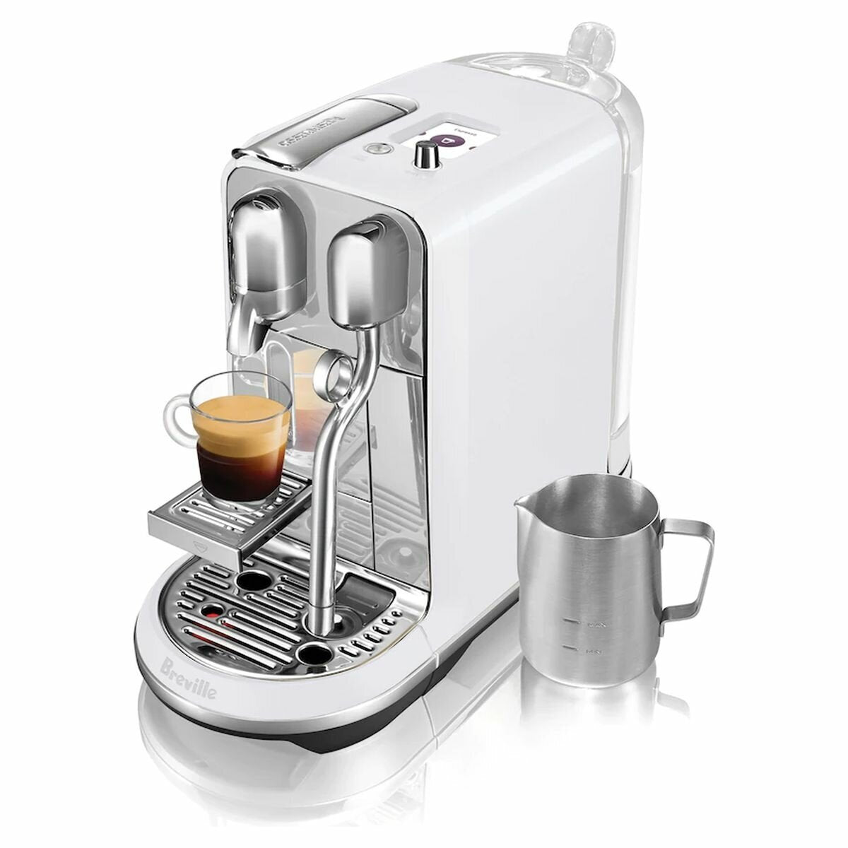 Breville Creatista Plus Nespresso machine 1.5L - Sea Salt, colour display, auto steam wand - BNE800SST