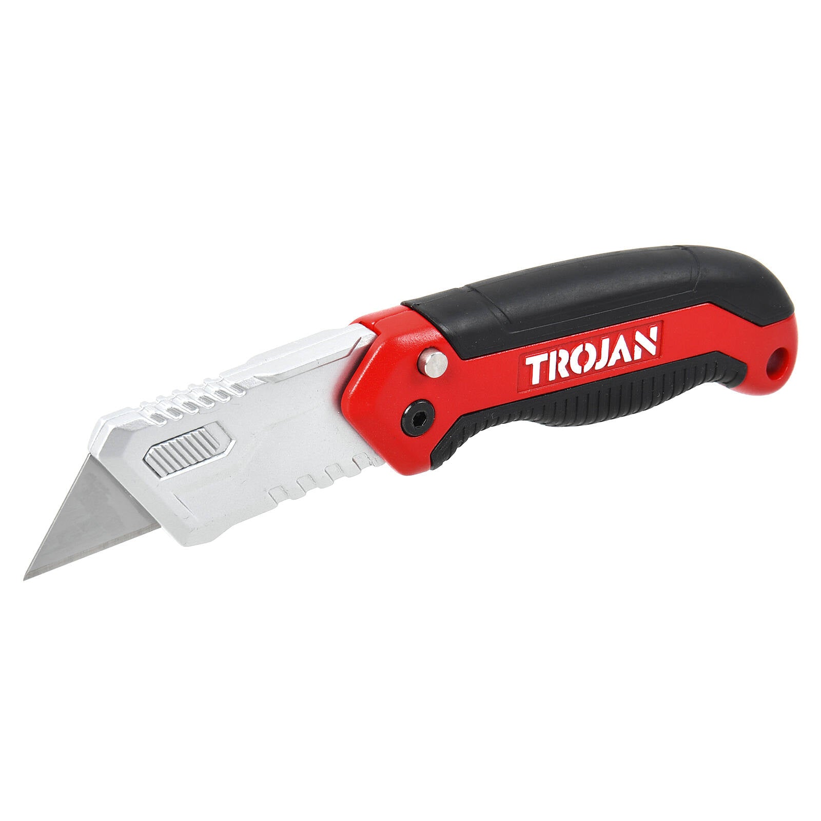 Trojan Folding Utility Knife with Zinc Alloy Body