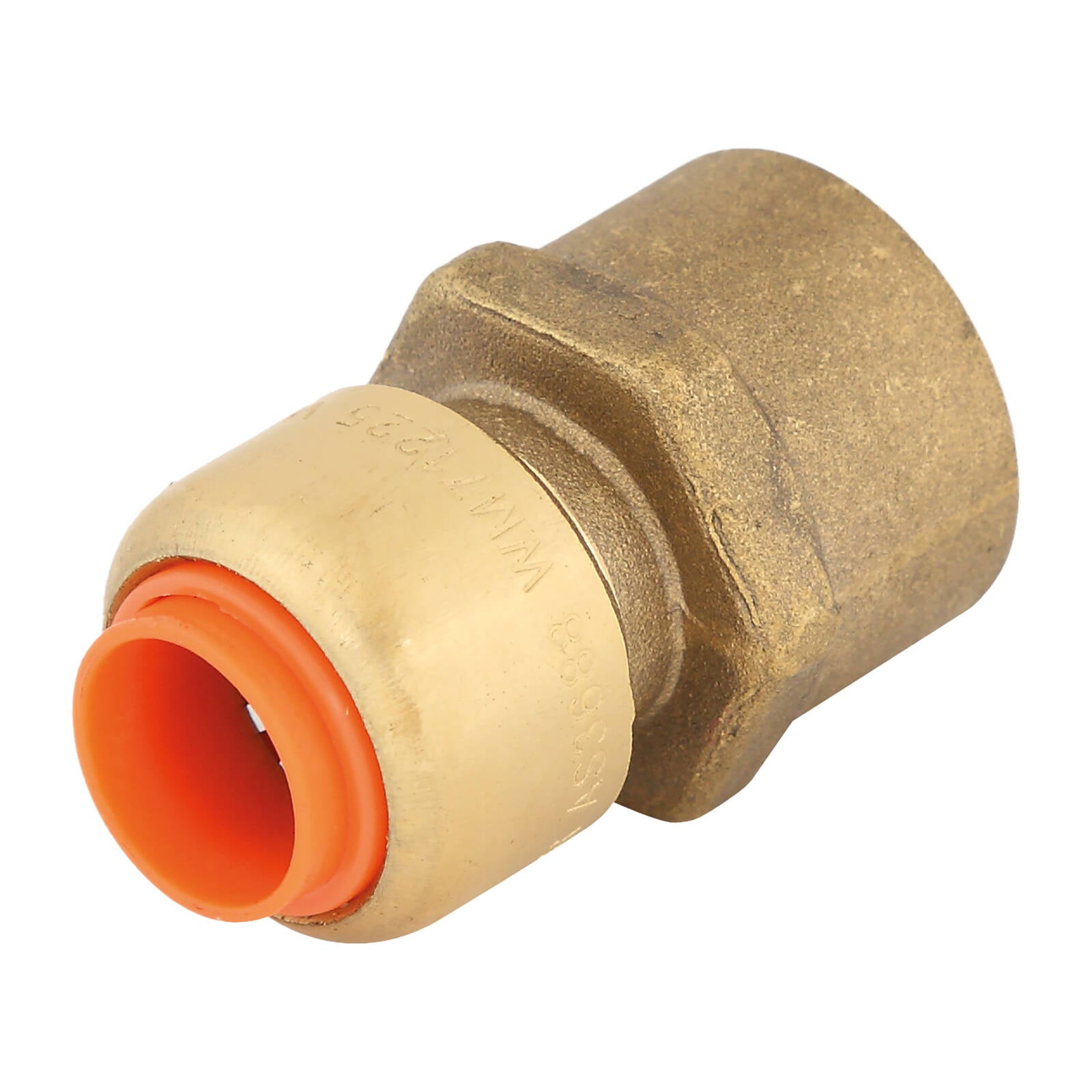 SmarteX-COPPER 15 x 15mm Female Connector, Lead Free Brass Push-Fit