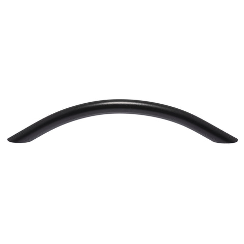 Lane 128mm Matte Black Zinc Bow Handle