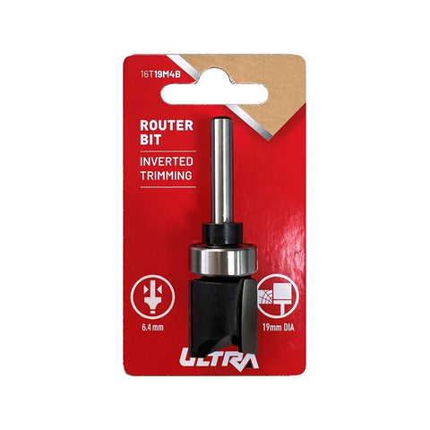 Ultra 19mm Tungsten Carbide Inverted Trimming Router Bit