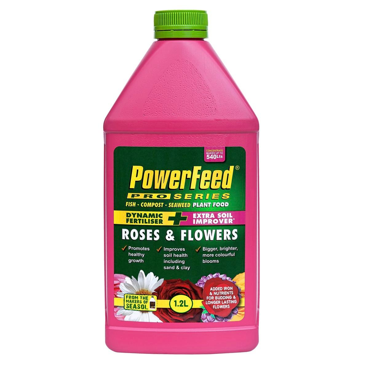 PowerFeed Pro Series Roses And Flowers Concentrate 1.2L Brown Liquid Plant Food