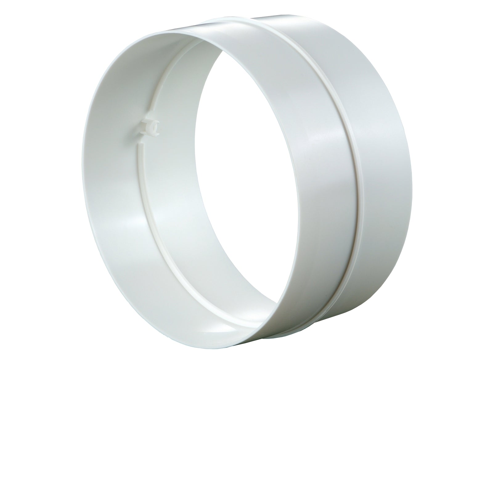Blauberg 125mm Duct Joiner White ABS Plastic BLABDUCTJOINER125