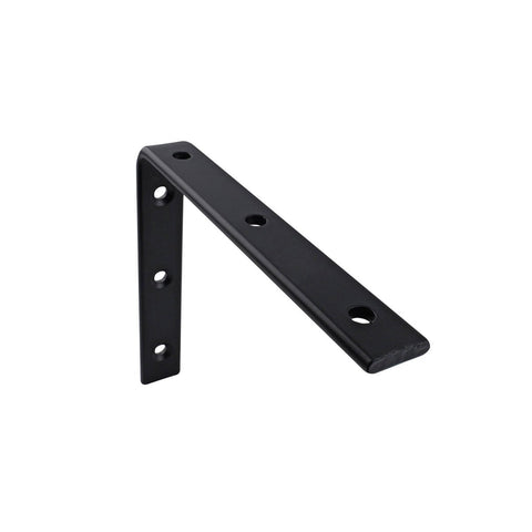 Carinya Black Angle Bracket 175x150mm Powder Coated Steel Heavy-Duty - SuperSaverAU - view 1