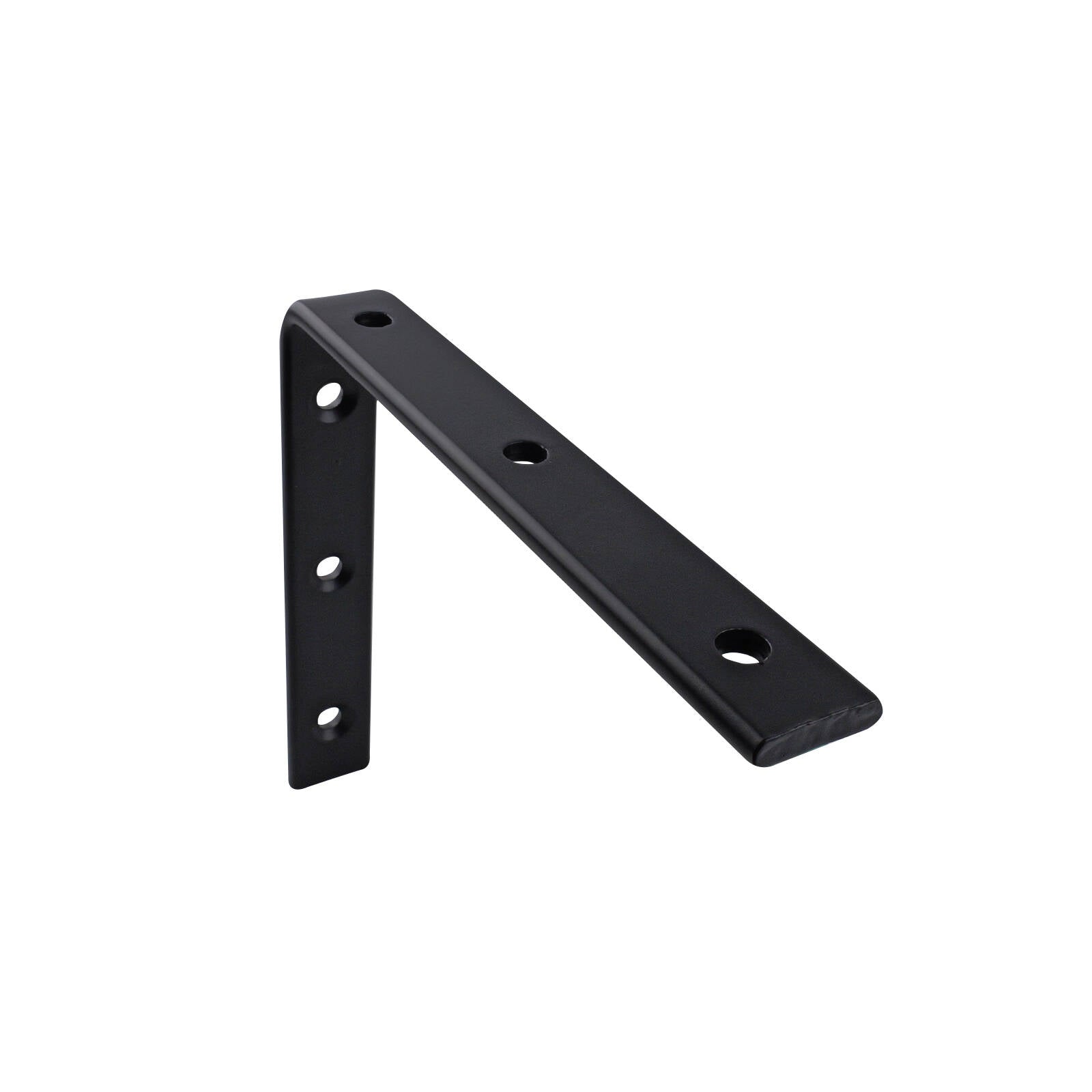 Carinya 175 x 150mm Black Heavy-Duty Powder Coated Steel Angle Bracket, 100kg