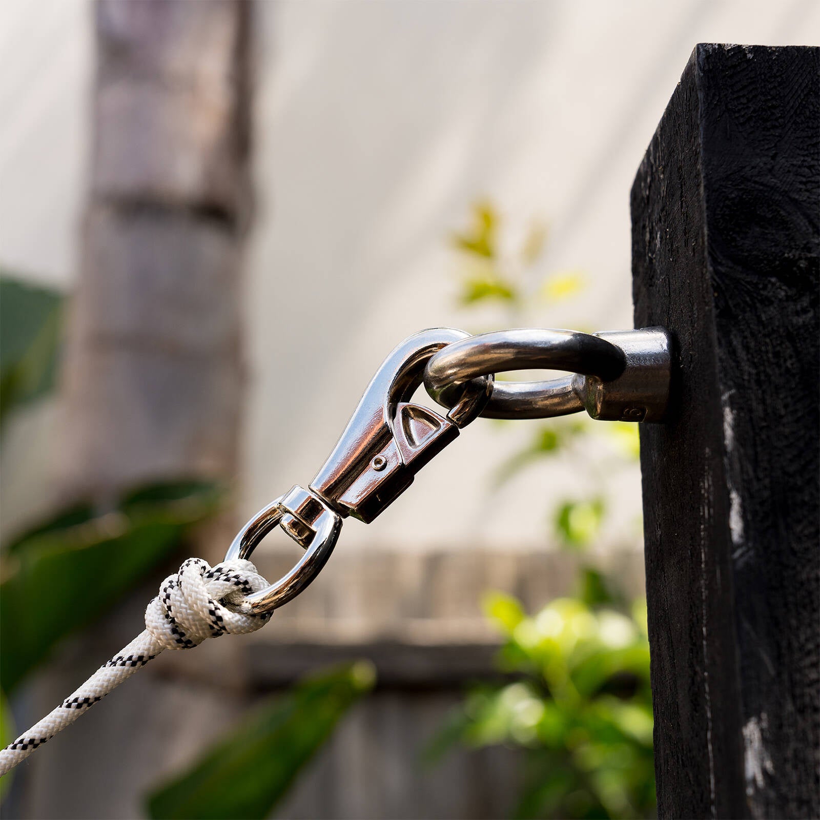 Taskmaster Nickel-Plated Bull Swivel Snap Hook