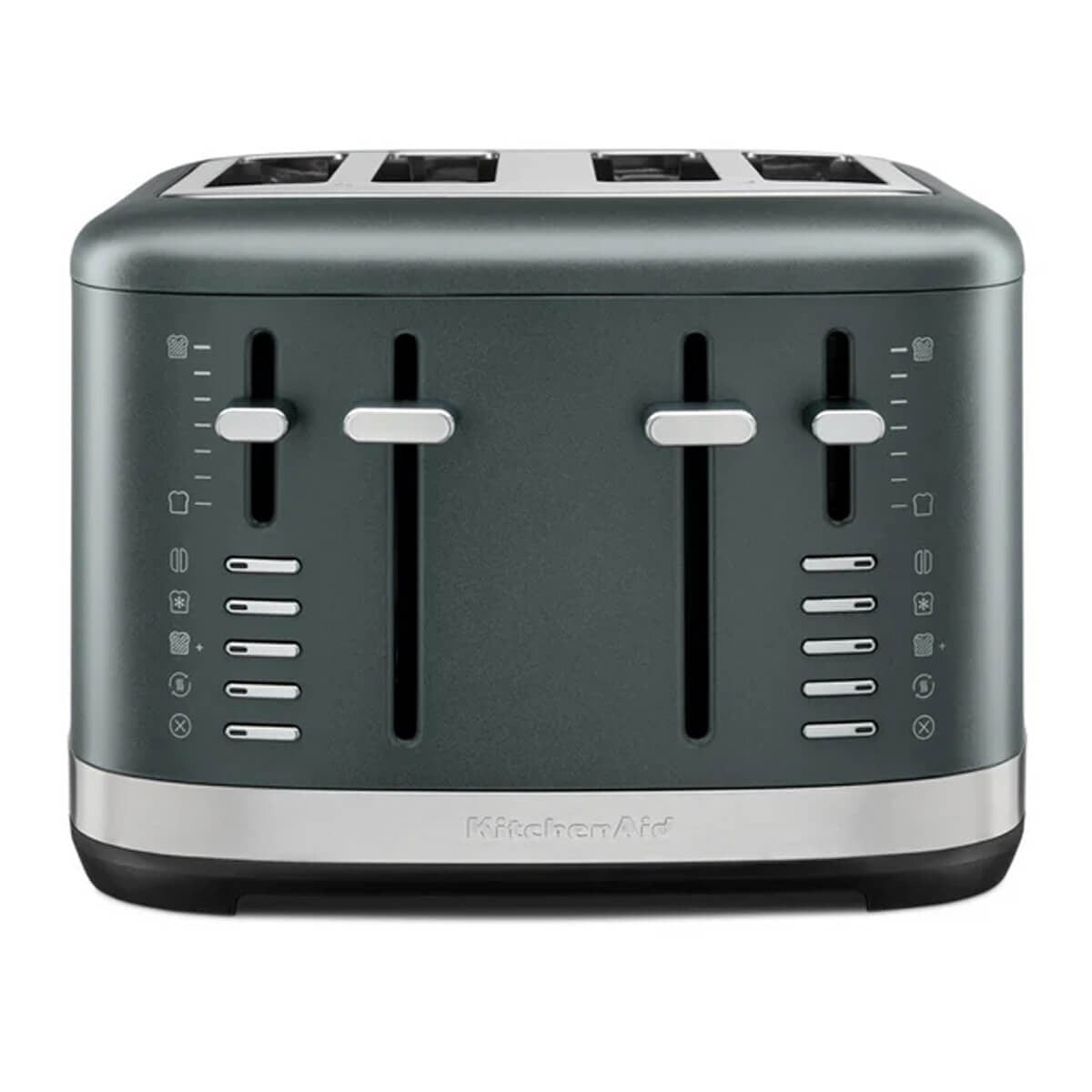 KitchenAid 4 Slice Toaster - Juniper Green, 7 Shade Settings, 4 Extra Wide Slots - 5KMT4109AJP