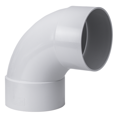 Holman 150mm 88° PVC DWV Female to Female Plain Bend