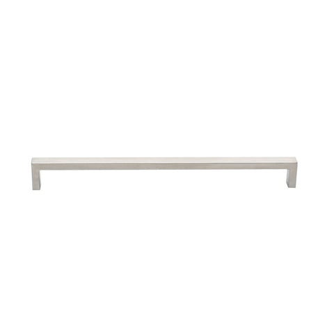 Prestige 192mm Square Pull Handle, 304 Grade Brushed Stainless Steel