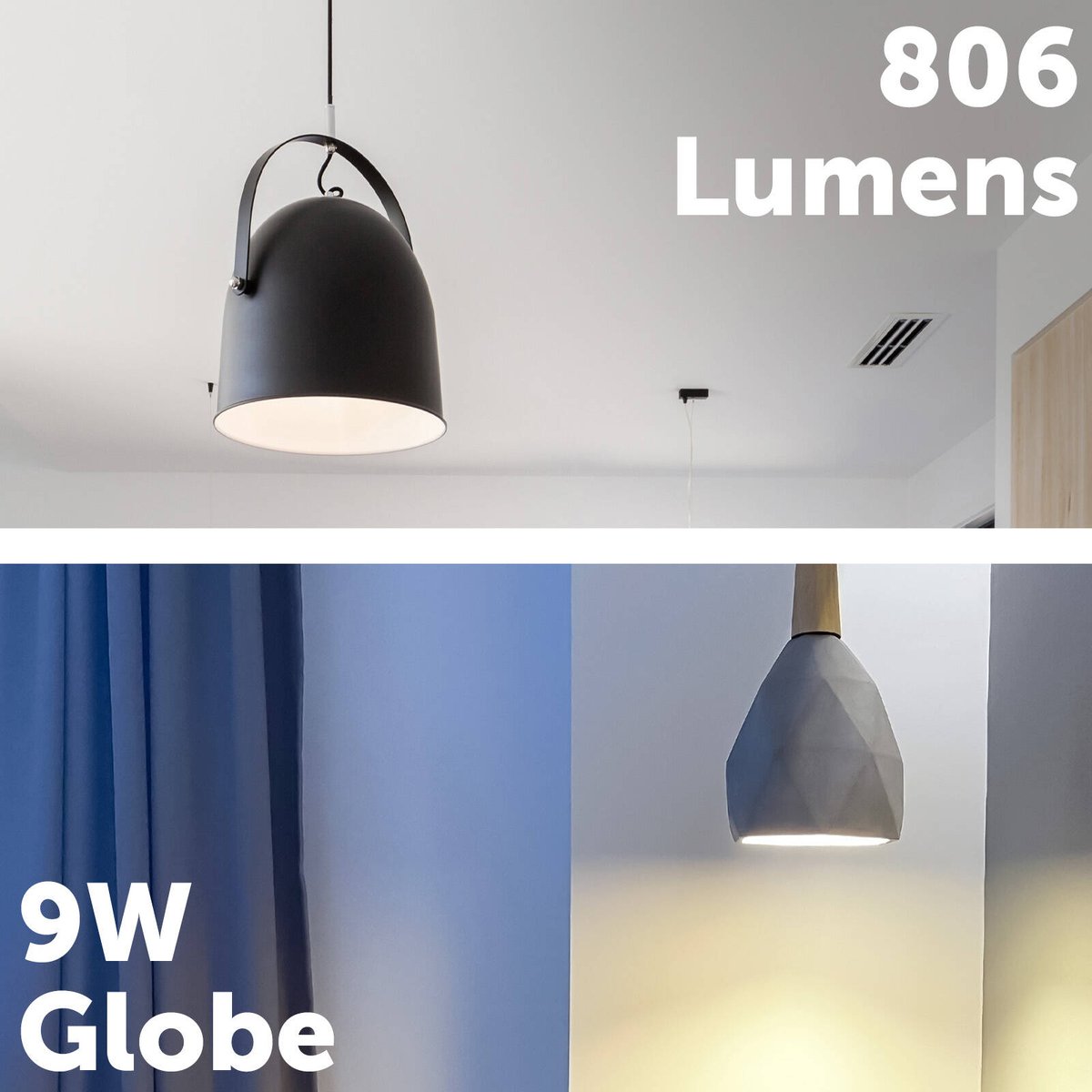 Arlec Smart R80 LED Globe 9W 806lm - App Controlled - Dimmable - RGB - SuperSaverAU - view 3