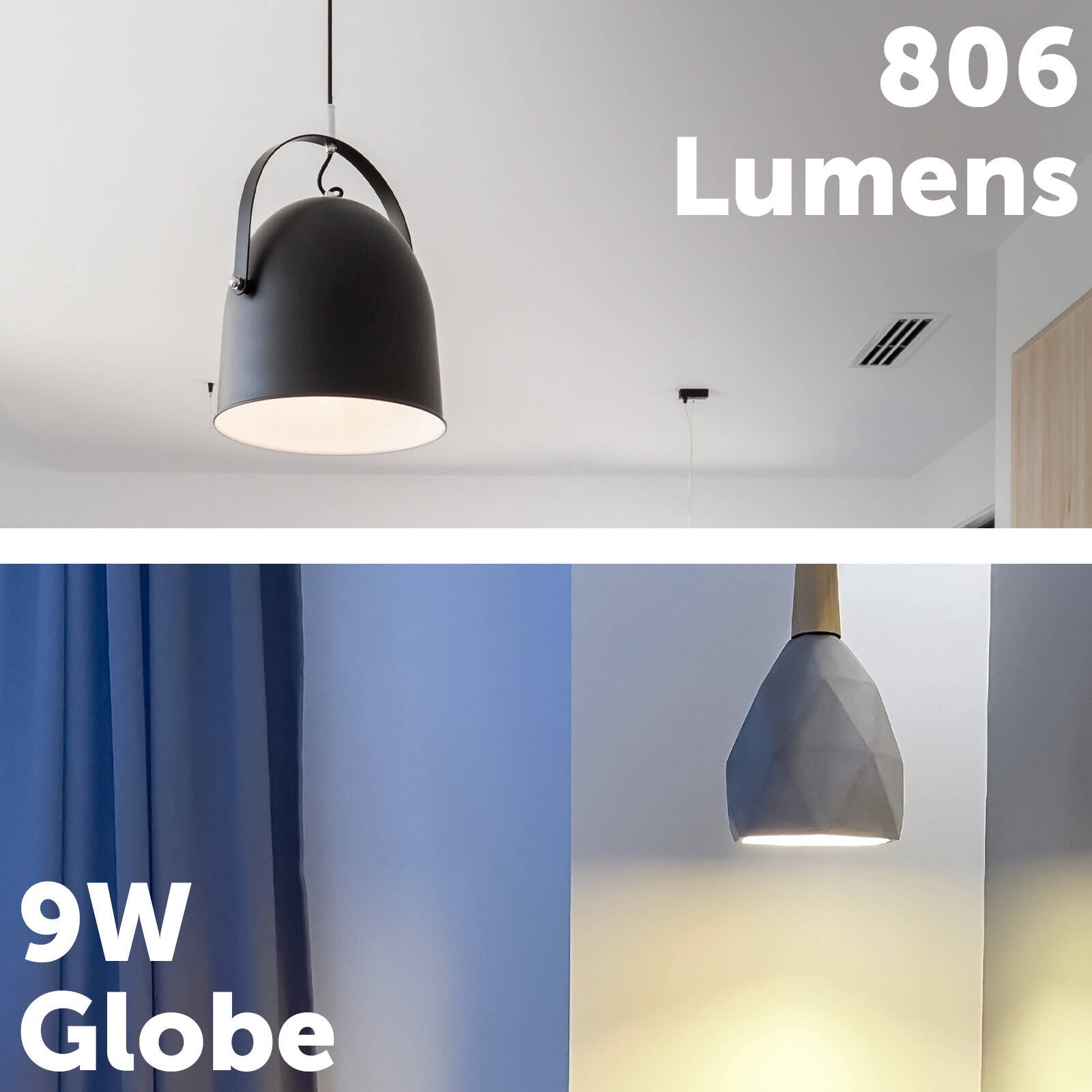 Arlec Grid Connect Smart R80 LED 9W 806lm CCT Globe E27 GLD315HA