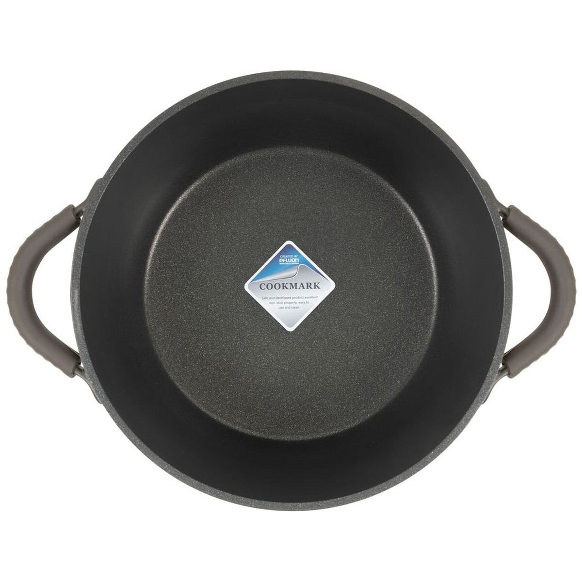 Resto Ascella 24cm Non-Stick Casserole Pot with Lid - 4.6L, Recycled Aluminium, Induction - RE94003