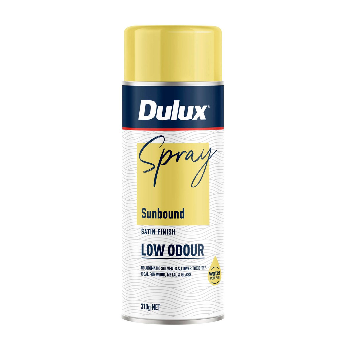 Dulux 310g Sunbound Satin Low Odour Spray Paint - Indoor