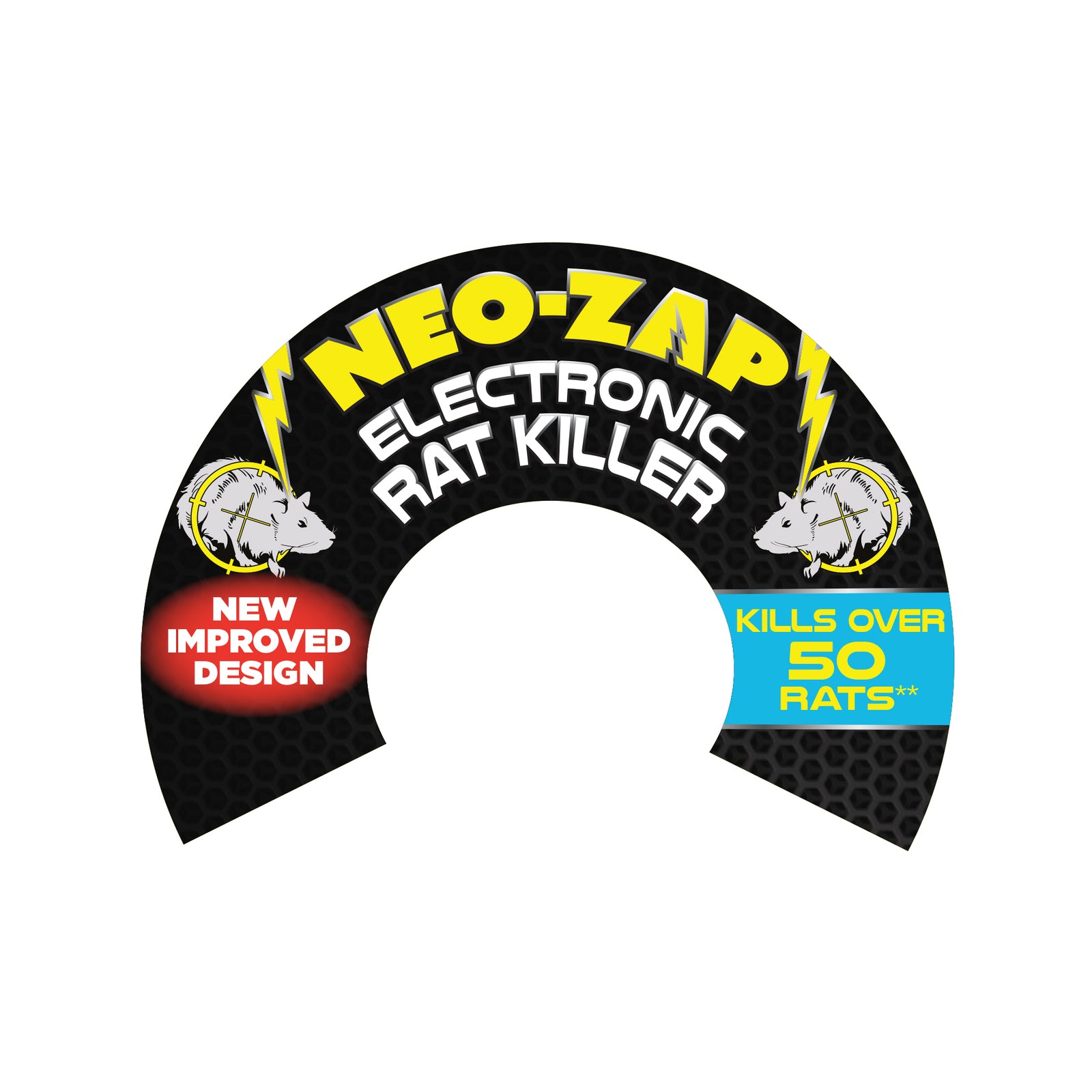 The Big Cheese Ultra Power Neo-Zap Electronic Rat Killer, Battery Operated Indoor Trap