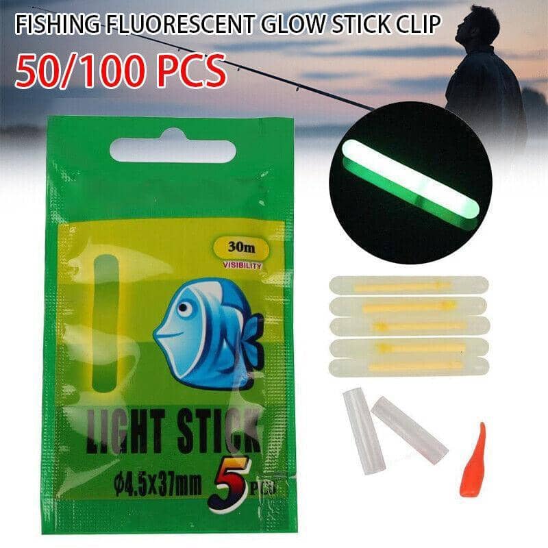 Chemical Light Fishing Glow Sticks for Rod Tips, Pack of 50 - view 2