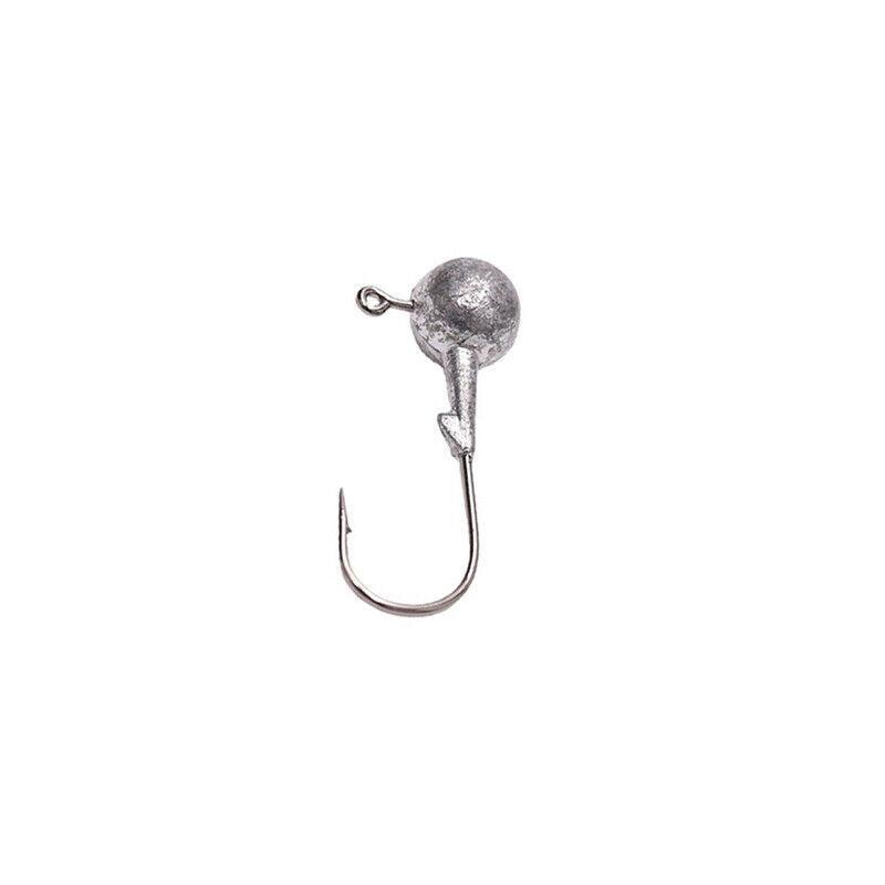 Chemically Sharpened Jig Head Fishing Hooks for Soft Bait Lures - 2 g, Pack of 20