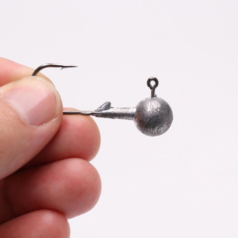 Chemically Sharpened Jig Head Hooks 20 Pack for Soft Bait Lures - 1.5G - view 7