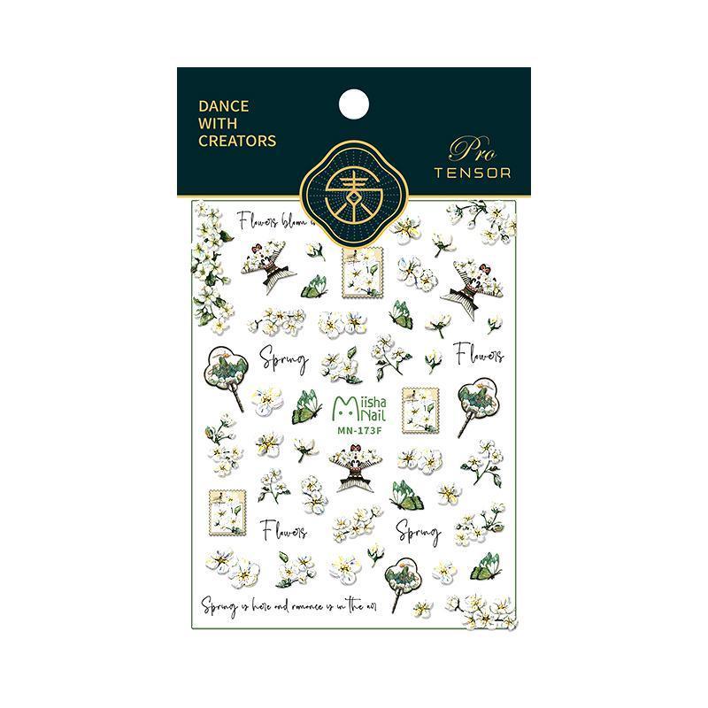 Chinese Style Floral Nail Stickers for DIY Nail Art - Model 991 - view 17