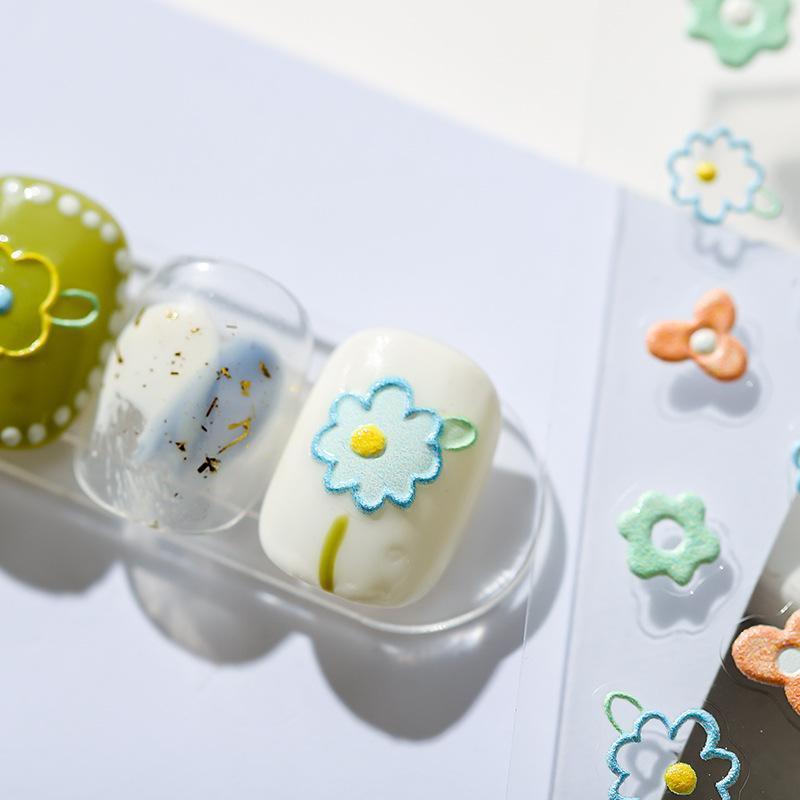 Chinese Style Floral Nail Stickers for DIY Nail Art - Model 991 - view 9