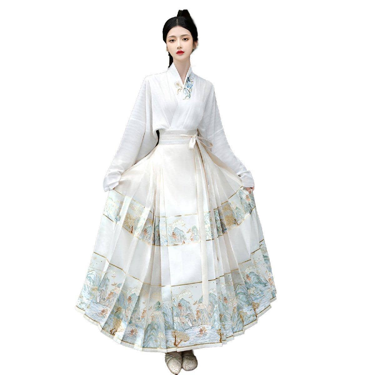 Chinese Style Hanfu Blouse for Girls - XL, Bust 98 cm, Length 56 cm - view 3