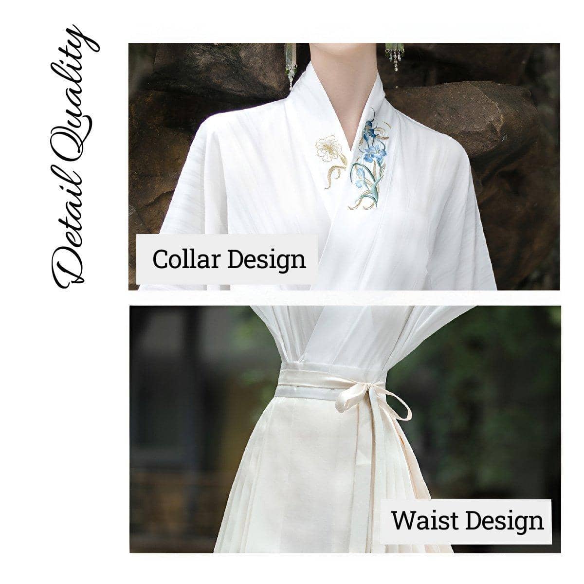 Chinese Style Hanfu Blouse for Girls - XL, Bust 98 cm, Length 56 cm - view 5