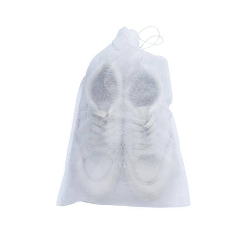 Clear Drawstring Shoe Dust Cover Bags, Non-Woven - 24 x 38 cm, Pack of 200