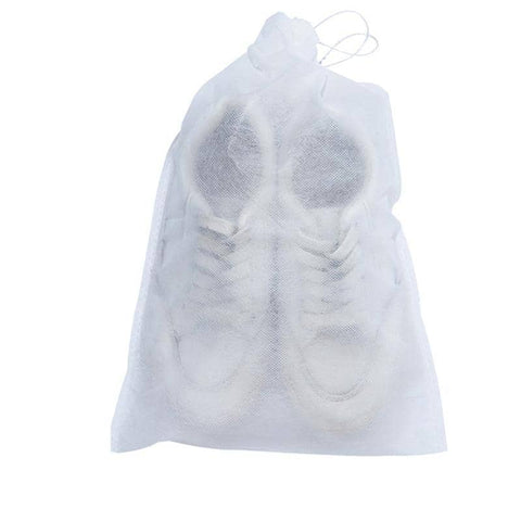 Clear Drawstring Shoe Dust Cover Bags, Non-Woven - 32 x 48 cm, Pack of 200