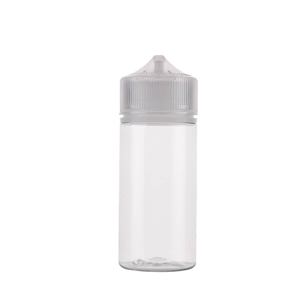 Clear Dropper Bottle Set 100 ml Refill Squeeze Bottles Pack of 30 - 100 ml