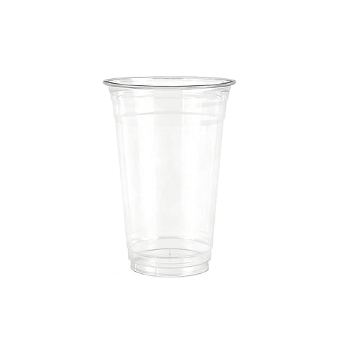 Clear Plastic Cold Drink Cups - 20 oz (600 ml), Pack of 100