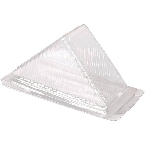 Clear Triangle Sandwich Boxes, Pack of 100 - Large (10 x 5.3 x 7.2 cm)