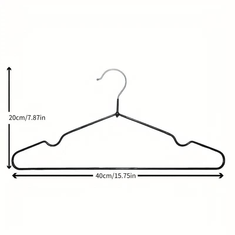 Clothes Hangers, 10 Pack - White - view 4