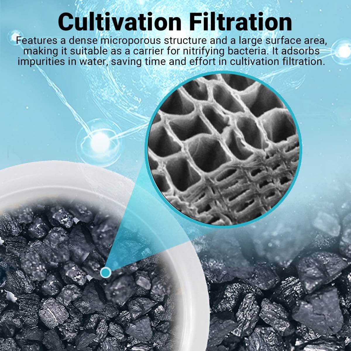 Coconut Shell Activated Carbon Aquarium Filter Media 2 Pack - view 4