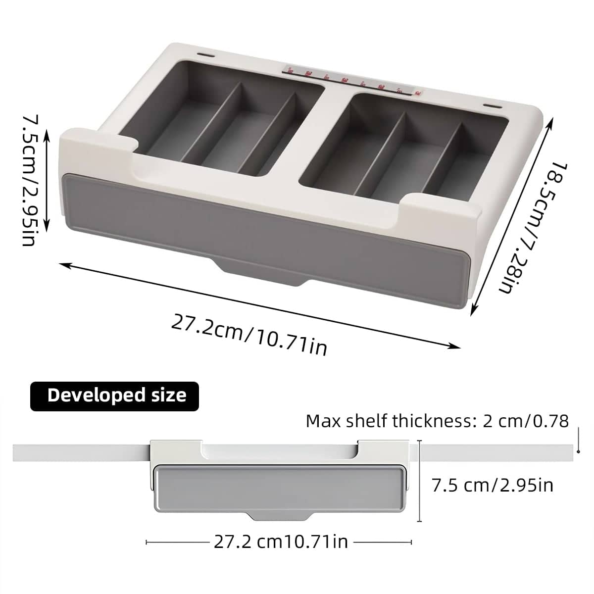 Coffee Pod Drawer Organiser for K Cup Pods, Large Capacity Set of 2 - view 3