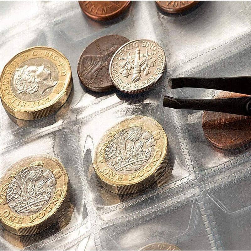 Coin Collection Album Book for 240 Coins, 10 Pages, 20 x 14 cm - view 3