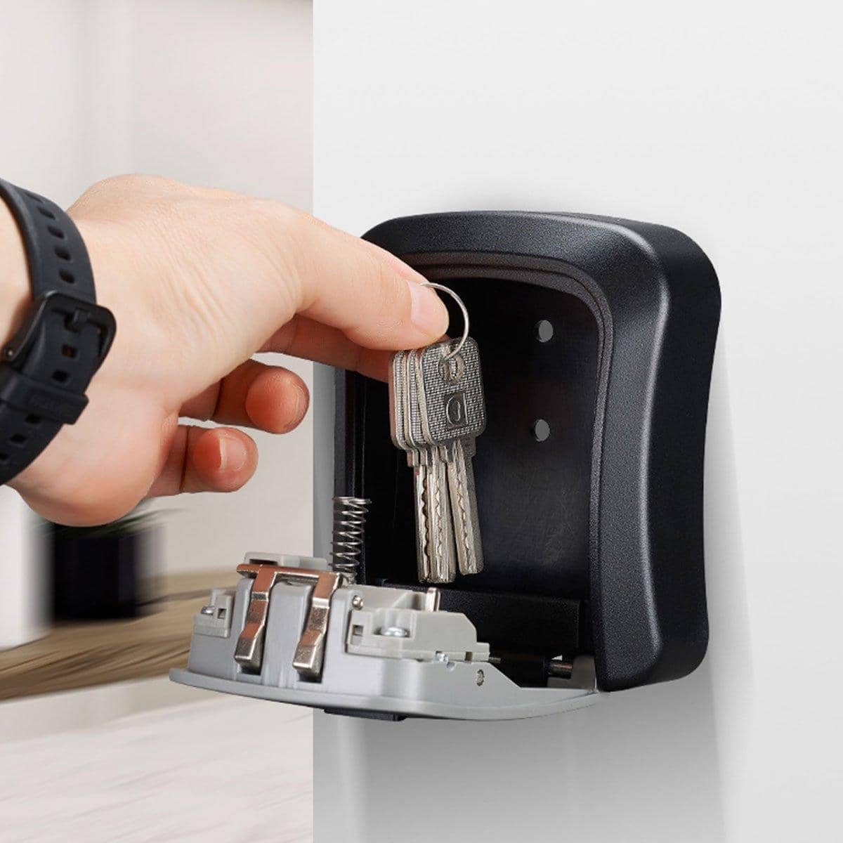 Combination Key Box with 4-Digit Lock - Black - view 5