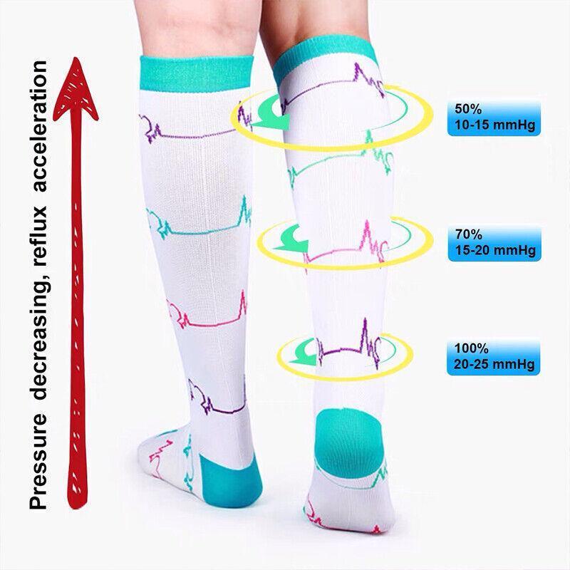 Compression Socks, S/M - Multicolour Dots - view 4